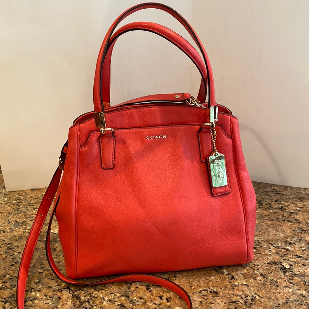Coach Poppy Leather Tote